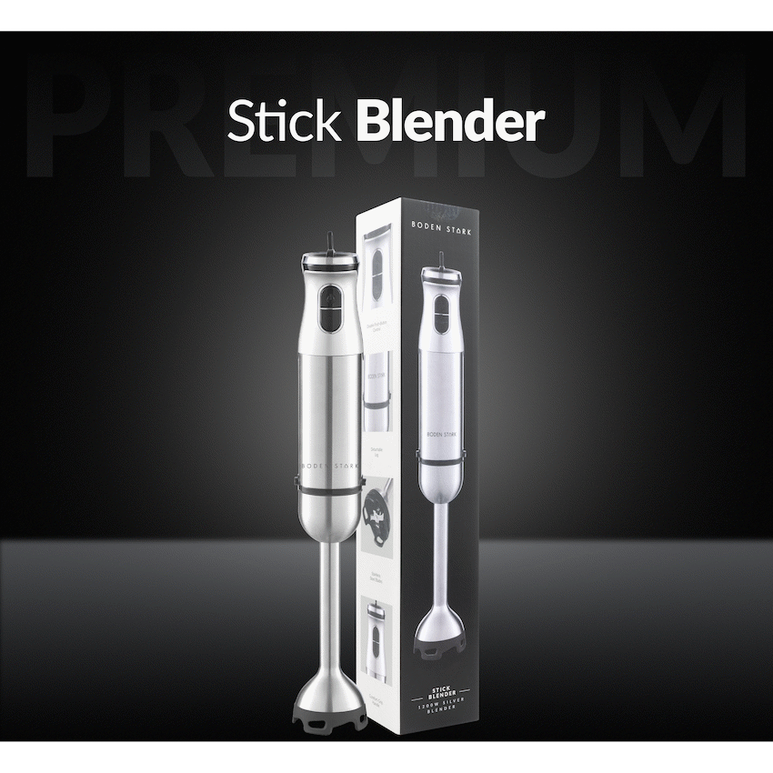 Boden Stark Stick Blender Silver - image 16