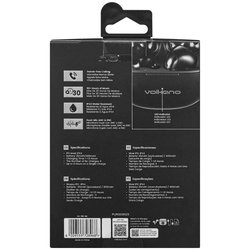 Volkano Soundshield TWS Earphones with ANC & ENC - Black - image 16