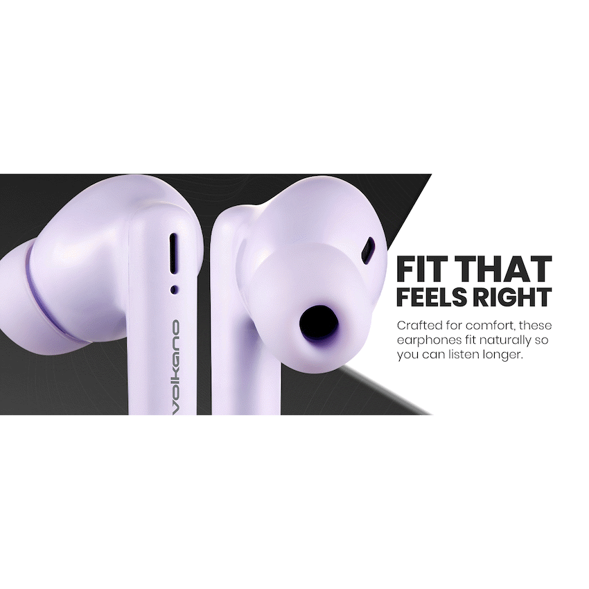 Volkano Jupiter Series TWS Earphones - Pastel Purple - image 16