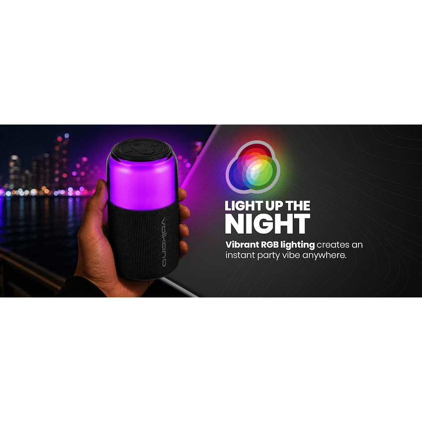Volkano Neptune Bluetooth Wireless Speaker - Black - image 16