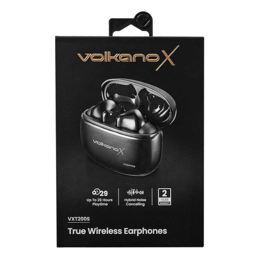 VolkanoX VXT200S Hybrid ANC TWS Earphones - Black - image 16