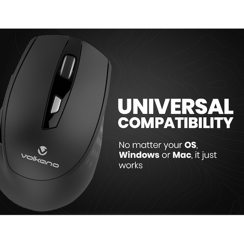 Volkano Chrome Series Wireless Mouse - Black - image 16