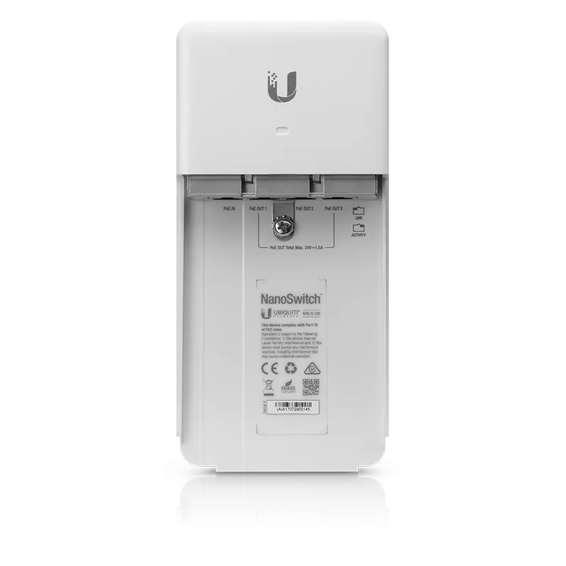 Ubiquiti UISP 4 Port Gigabit with 3 PoE Out Port NanoSwitch | N-SW - image 4