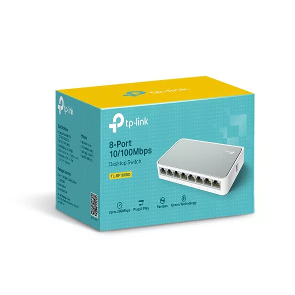 TP-Link 8-Port 10/100Mbps mini Desktop Switch | TL-SF1008D - image 3