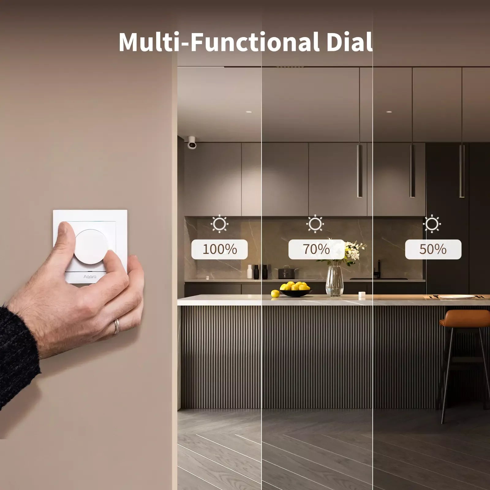 Aqara Dimmer Switch H2 EU 2 in 1 With Neutral &amp; No Neutral (Gray) | AQ-CTRL-DIM-SW-WALL-G - image 6
