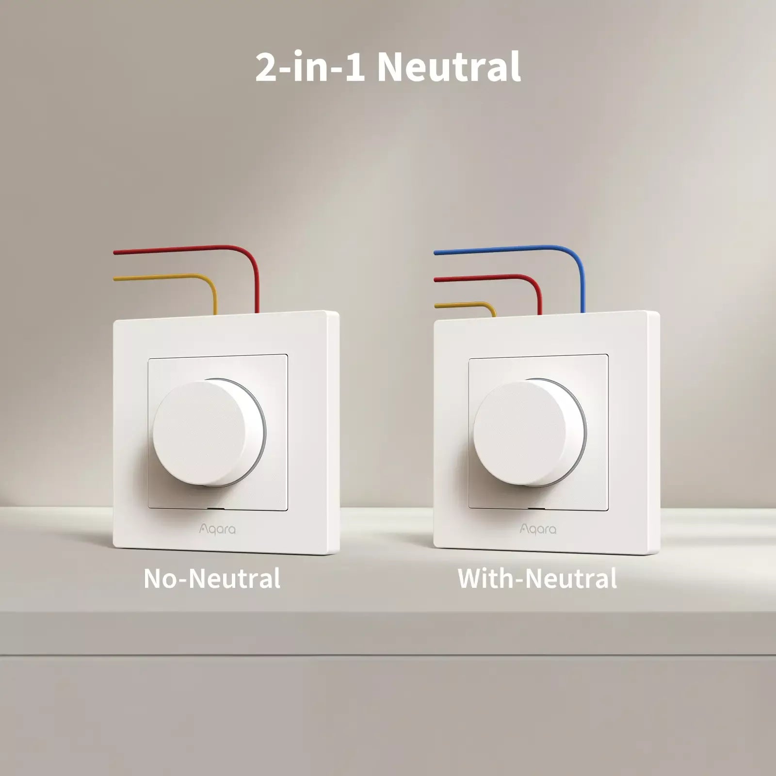 Aqara Dimmer Switch H2 EU 2 in 1 With Neutral &amp; No Neutral (Gray) | AQ-CTRL-DIM-SW-WALL-G - image 7