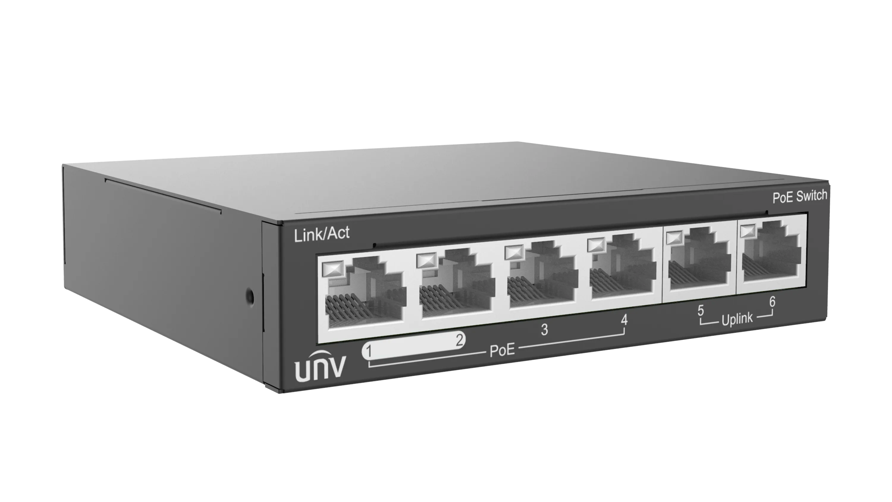 Uniview UNV 6-Port Unmanaged PoE Switch | NSW2020-6T-POE-IN - image 3
