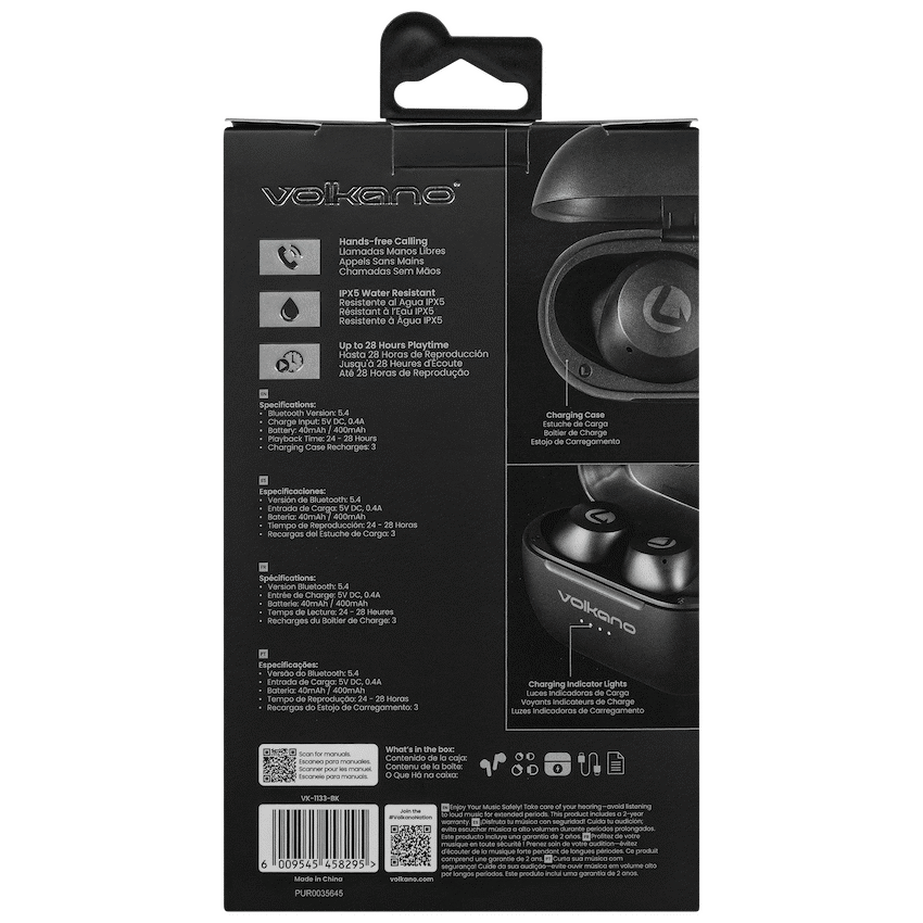 Volkano Pisces 2.0 Series TWS Earphones - Black - image 17