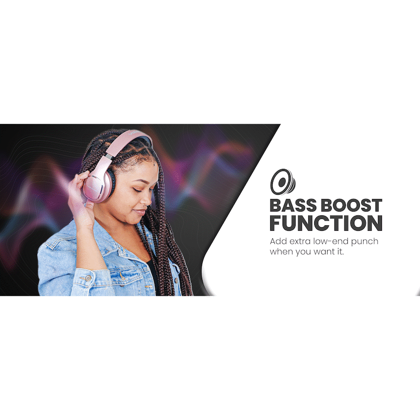 Volkano Phonic Series Bluetooth Full-Size Headphones - Rose Gold - image 17