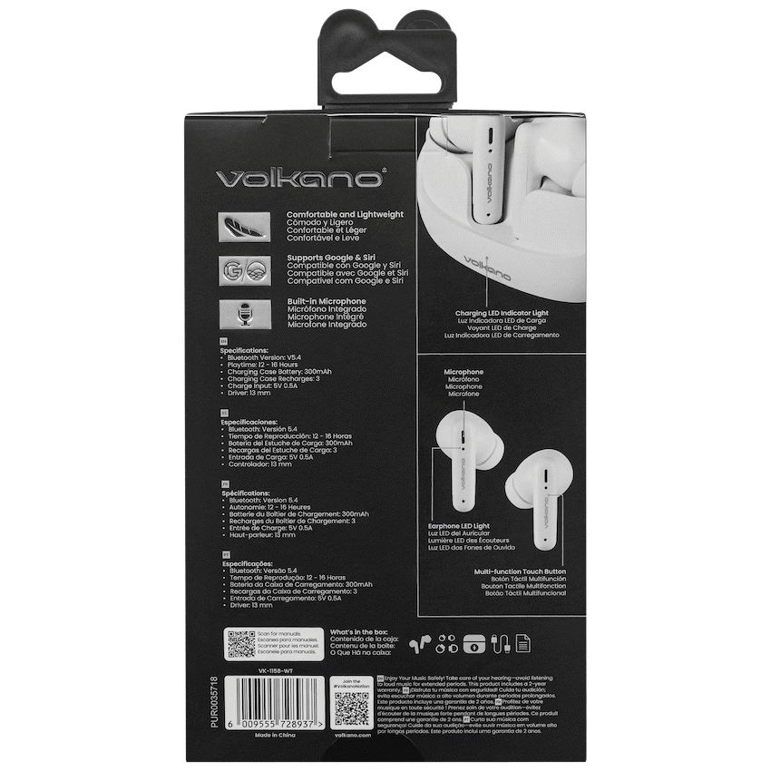 Volkano Jupiter Series TWS Earphones - White - image 17