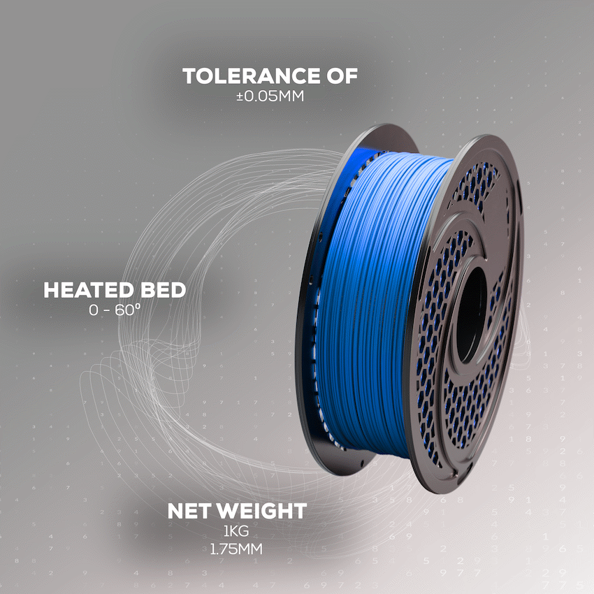 SA Filament PLA Hyper Filament 1kg - Blue - image 17