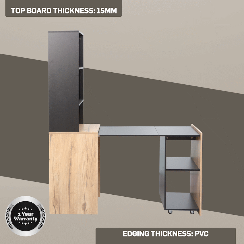 Adaptive Desk, With  Bookshelf - image 17
