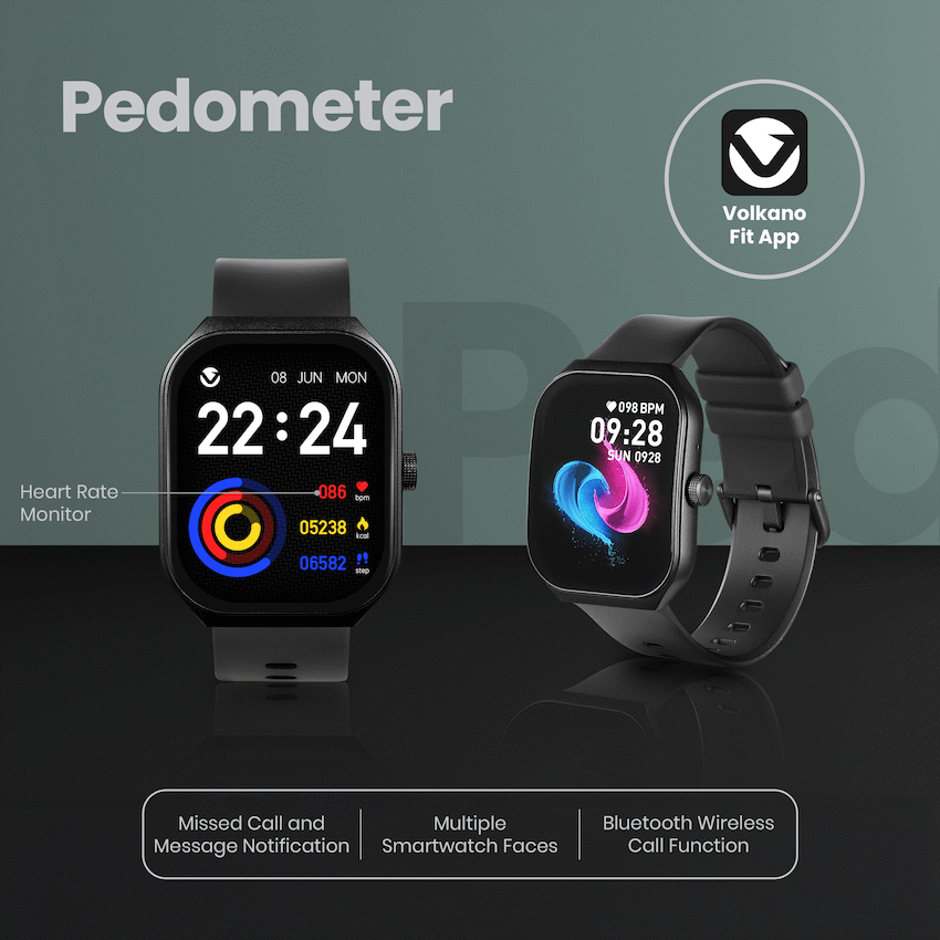 Volkano Spirit Series Smart Watch - Black - image 17