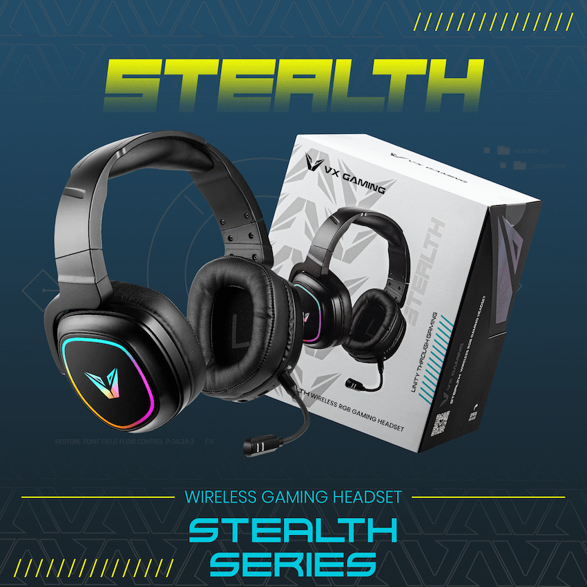 VX Gaming Stealth Series Wireless Gaming Headset - RGB - image 17