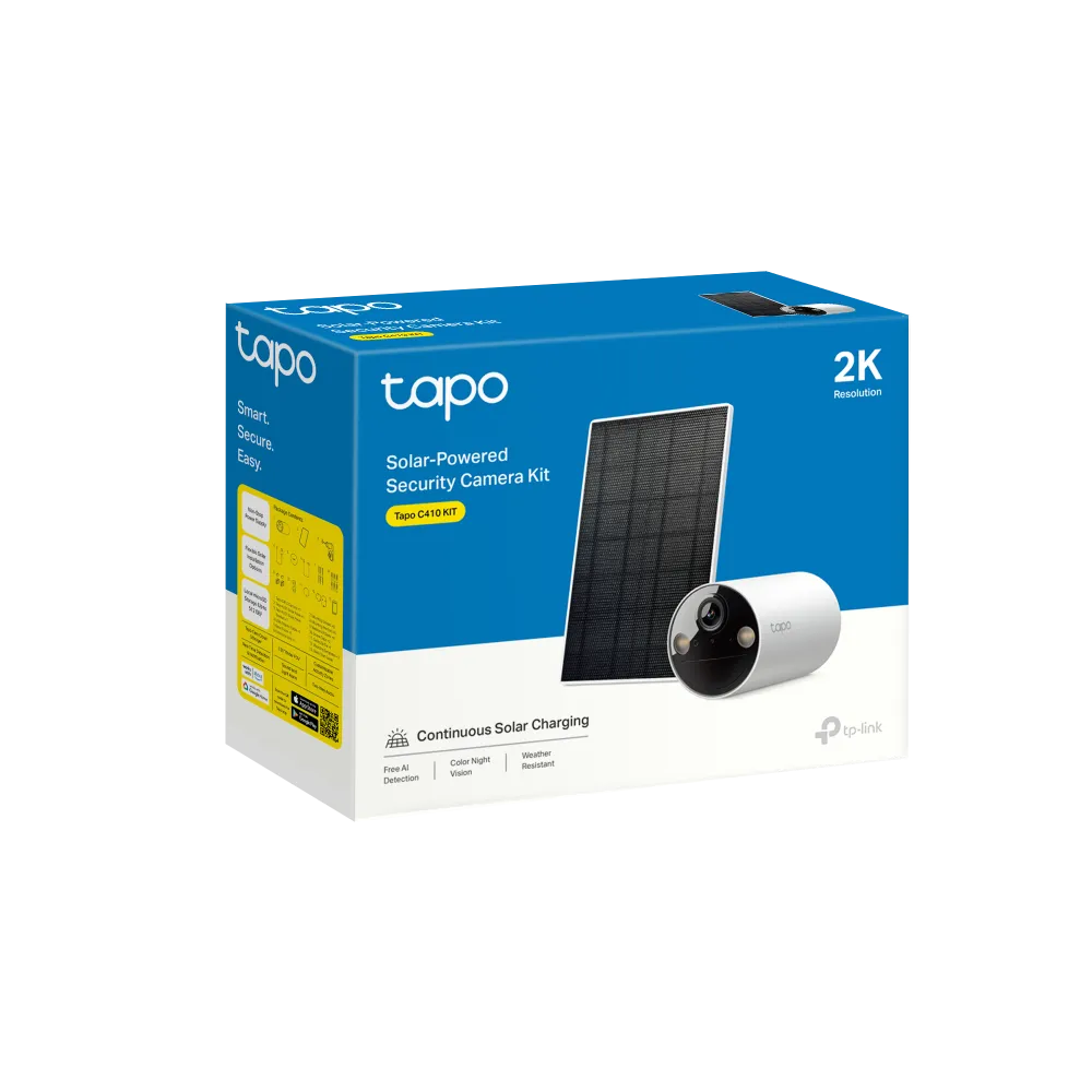 TP-Link Tapo 3MP Solar Outdoor Wi-Fi Camera | C410 Kit - image 4