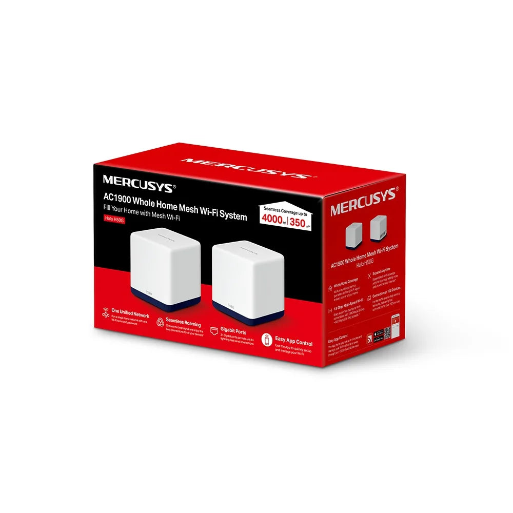 Mercusys Halo Wi-Fi 5 Mesh System (2-Pack) | MRC-HALO-H50G-2P - image 3
