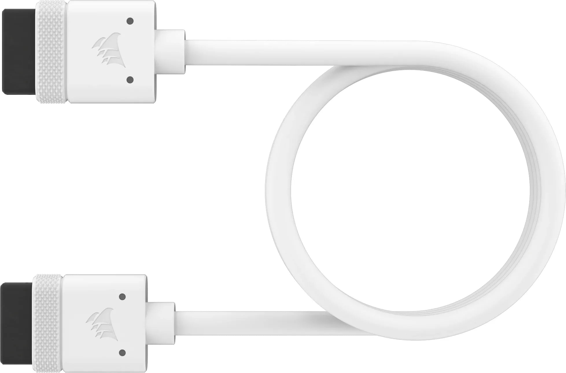 Corsair iCUE LINK Cable; 1x 600mm with Straight connectors; White - image 2