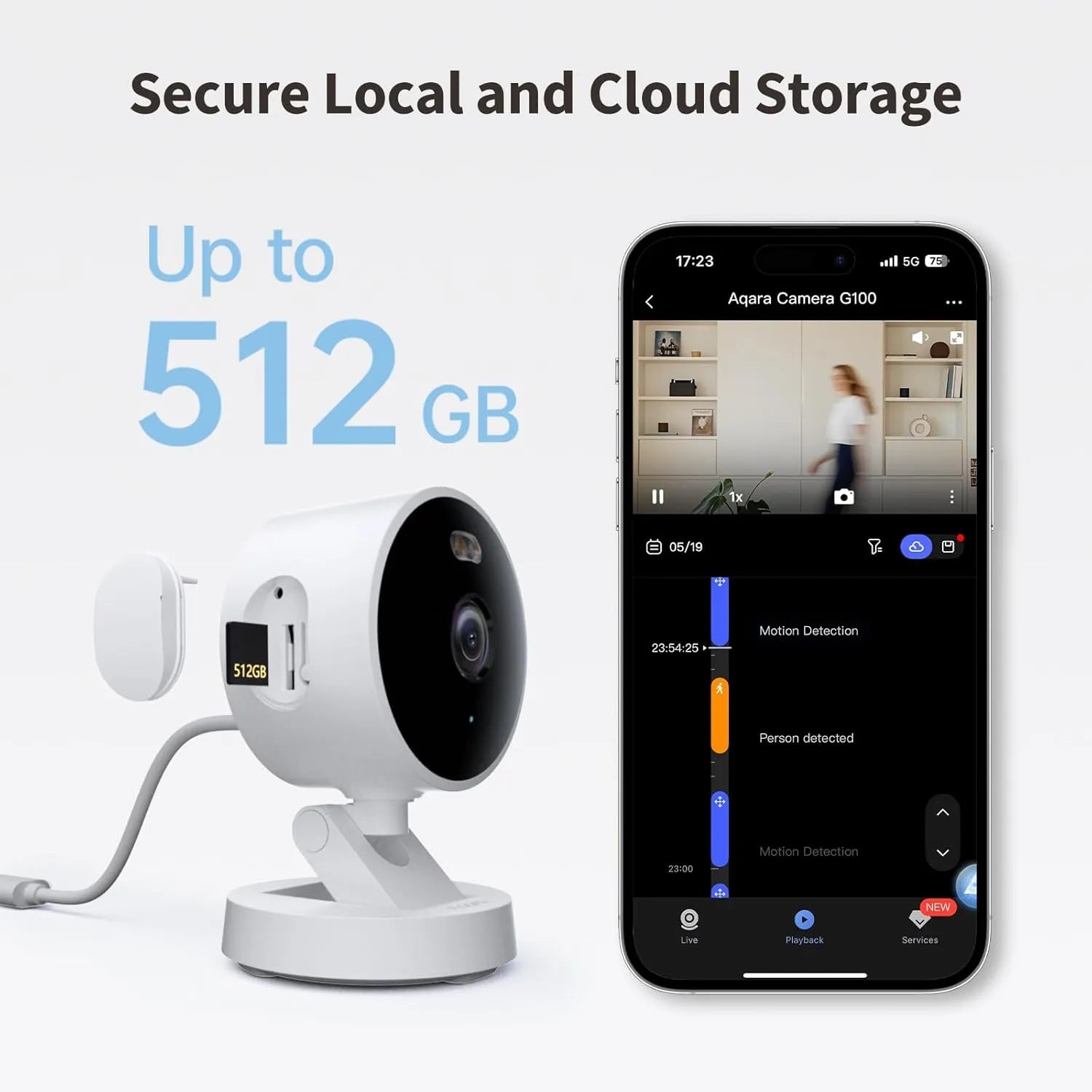 Aqara G100 Select 2K Security Camera White| AQ-CAM-G100-W - image 3