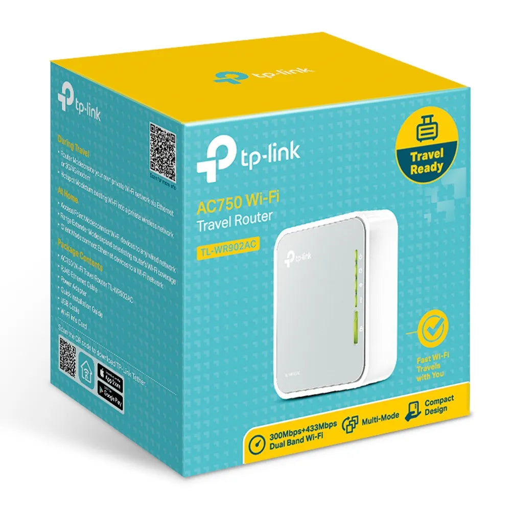 TP-Link AC750 Dual-Band Travel Router | TL-WR902AC - image 3
