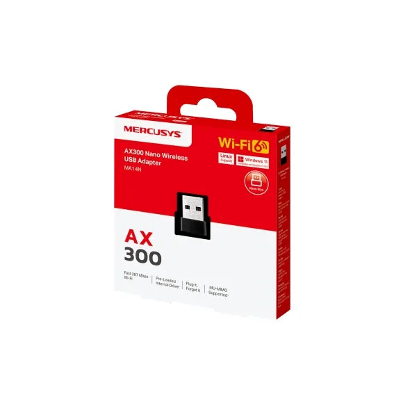 Mercusys AX300 Nano Wi-Fi USB Adapter | MRC-MA14N - image 3