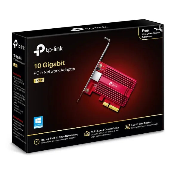 TP-Link 10 Gigabit PCI Express Network Adapter | TX401 - image 4