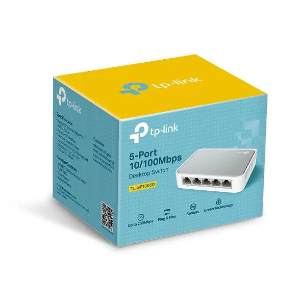 TP-Link 5-Port 10/100Mbps mini Desktop Switch | TL-SF1005D - image 3
