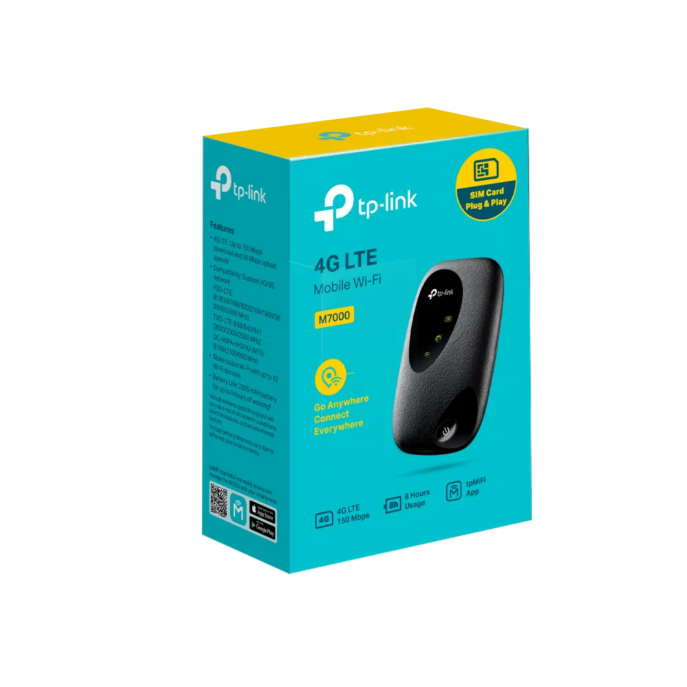 TP-Link M7000 150Mbps 4G LTE Mobile Wi-Fi Router - image 3
