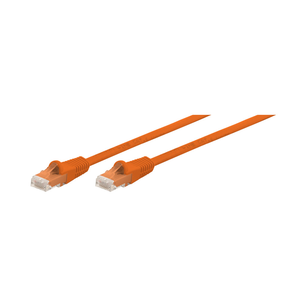 0.2M CAT6 MOULDED FLYLEAD - ORANGE