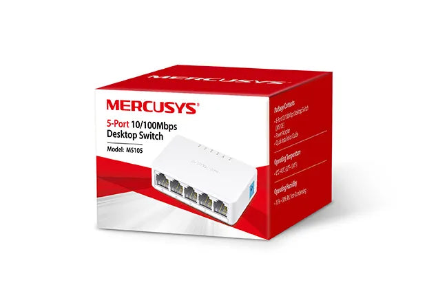 Mercusys 5-Port 10/100Mbps Desktop Switch | MRC-MS105 - image 2