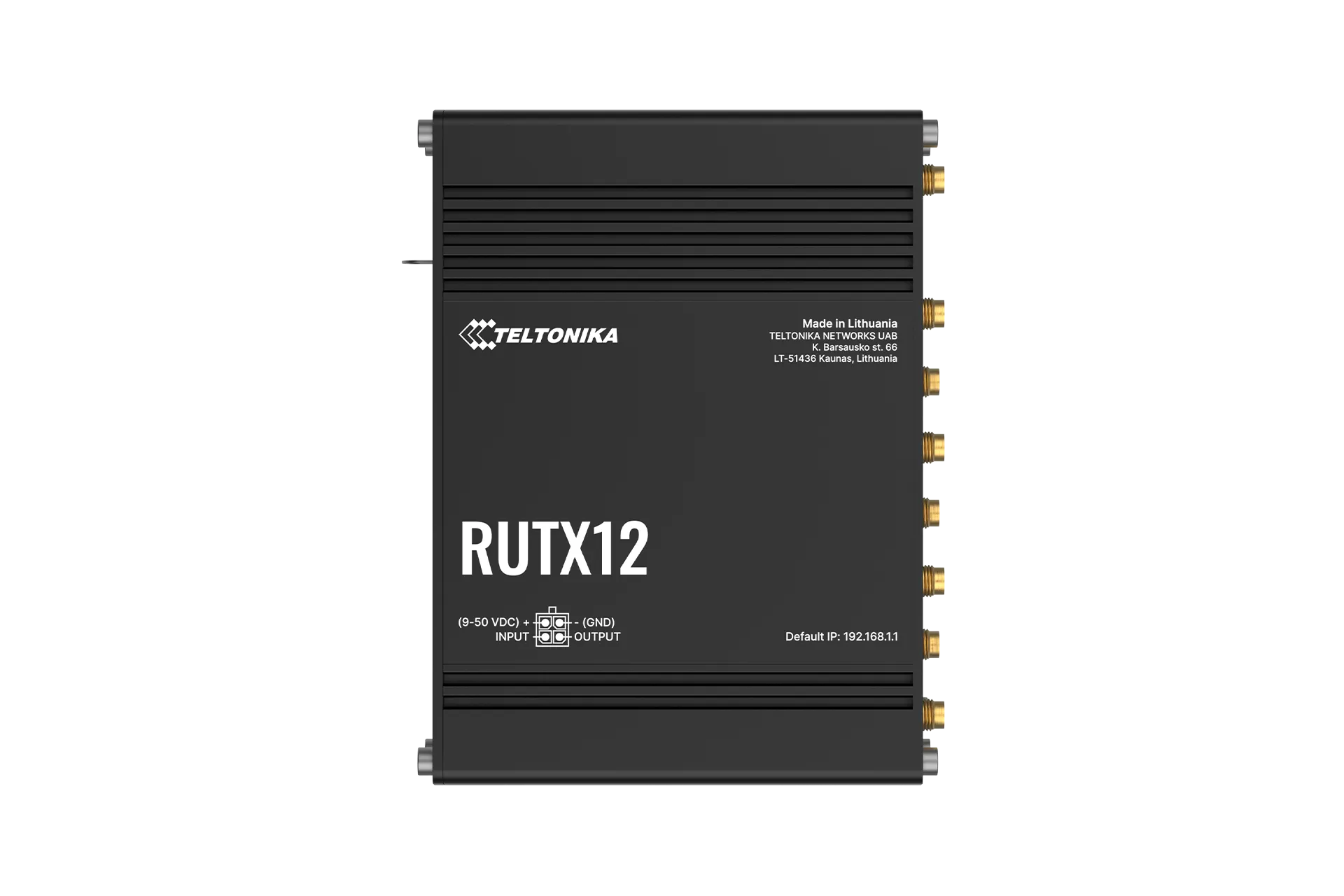 Teltonika Dual SIM Cat 6 Industrial Router | RUTX12