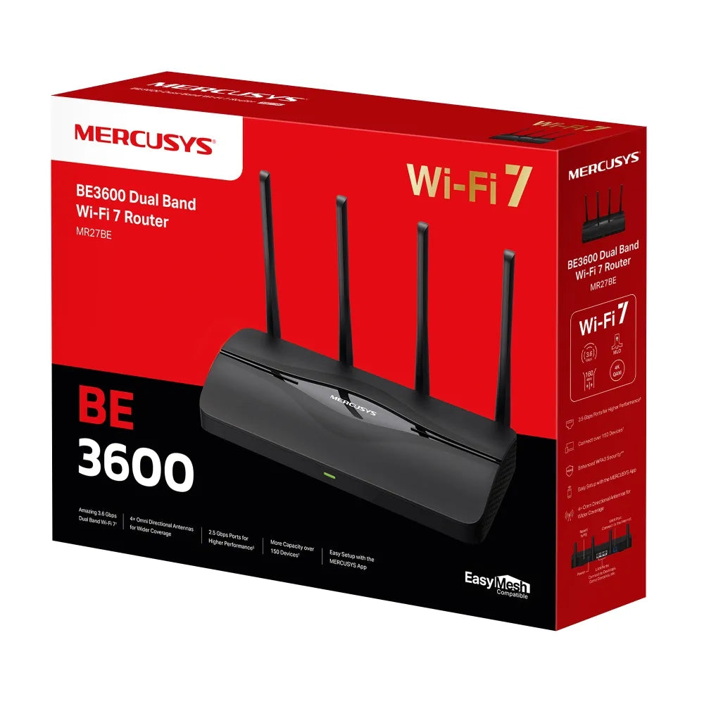 Mercusys BE3600 Dual-Band Wi-Fi 7 Router | MR27BE - image 3