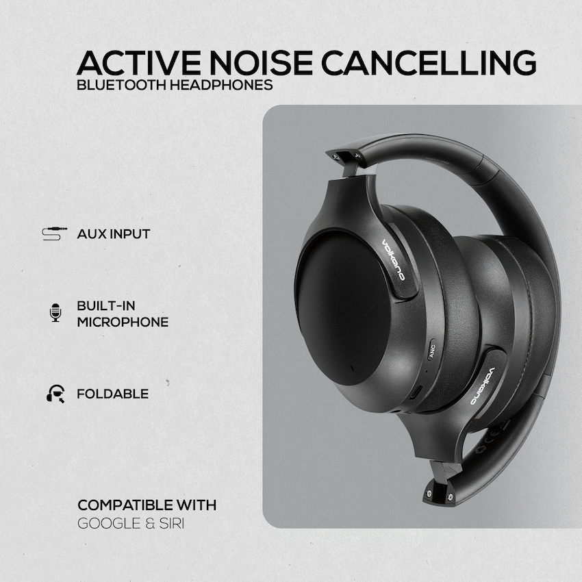 Volkano Odyssey ANC Bluetooth Wireless Headphone - Black - image 18