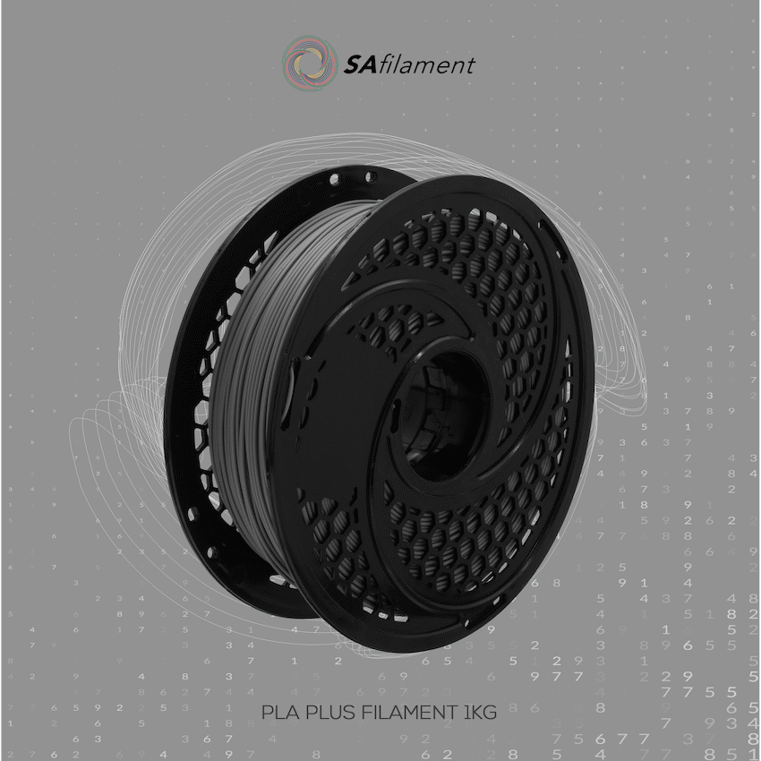 SA Filament Silk PLA Plus Gloss Filament 1kg - Grey - image 18