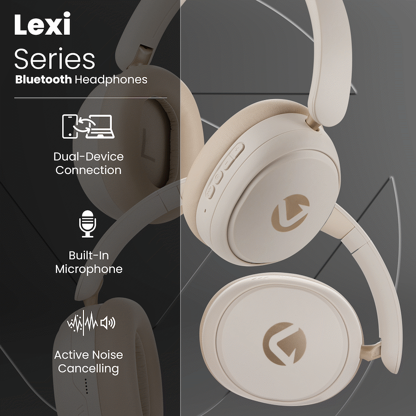 Volkano Lexi Bluetooth Headphone with ANC - Nude - image 18