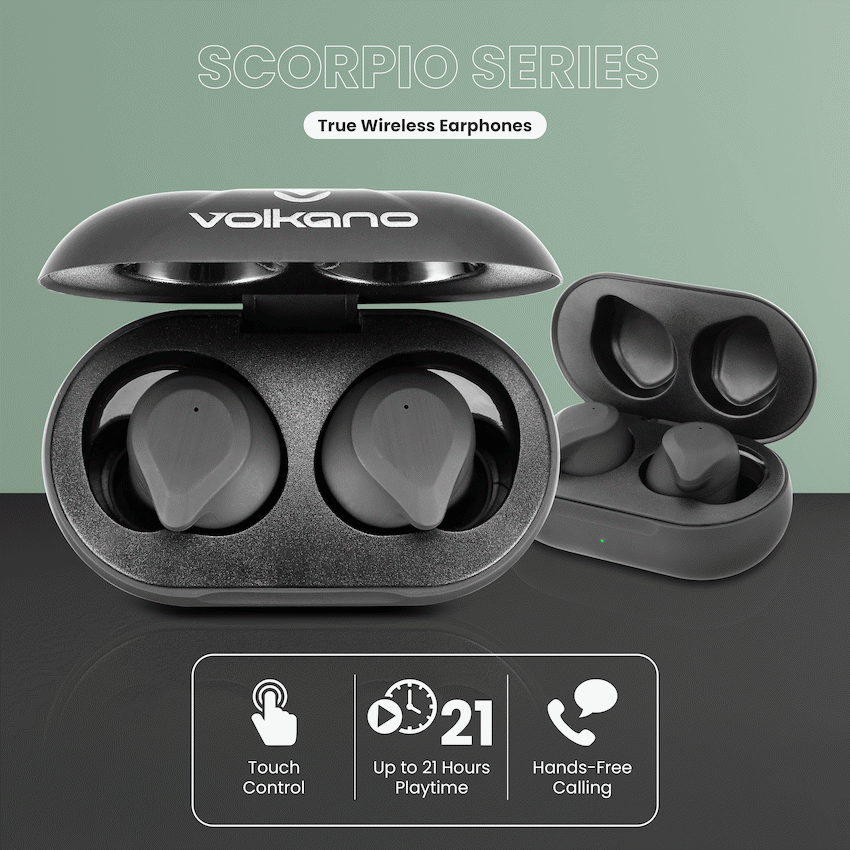 Volkano Scorpio Series True Wireless Earphones - Black - image 18