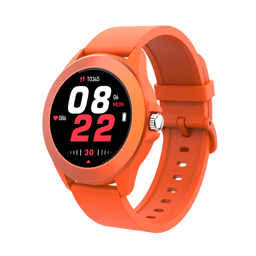 Volkano Splash Series Round Smartwatch - Orange
