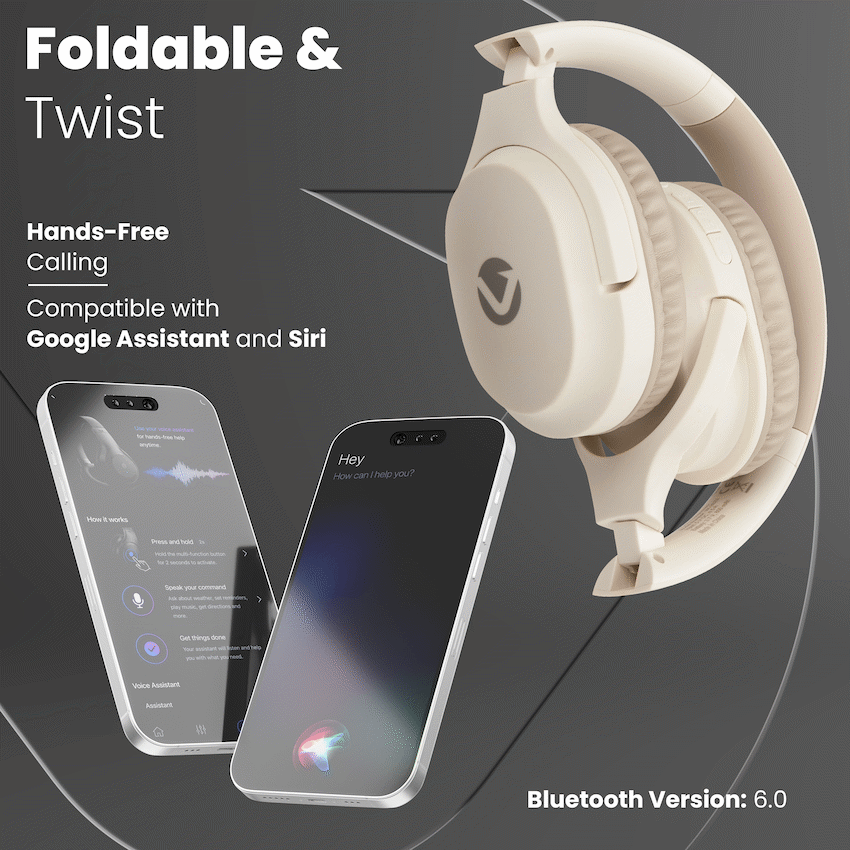 Volkano Pebble Series Bluetooth Headphones - Khaki - image 18