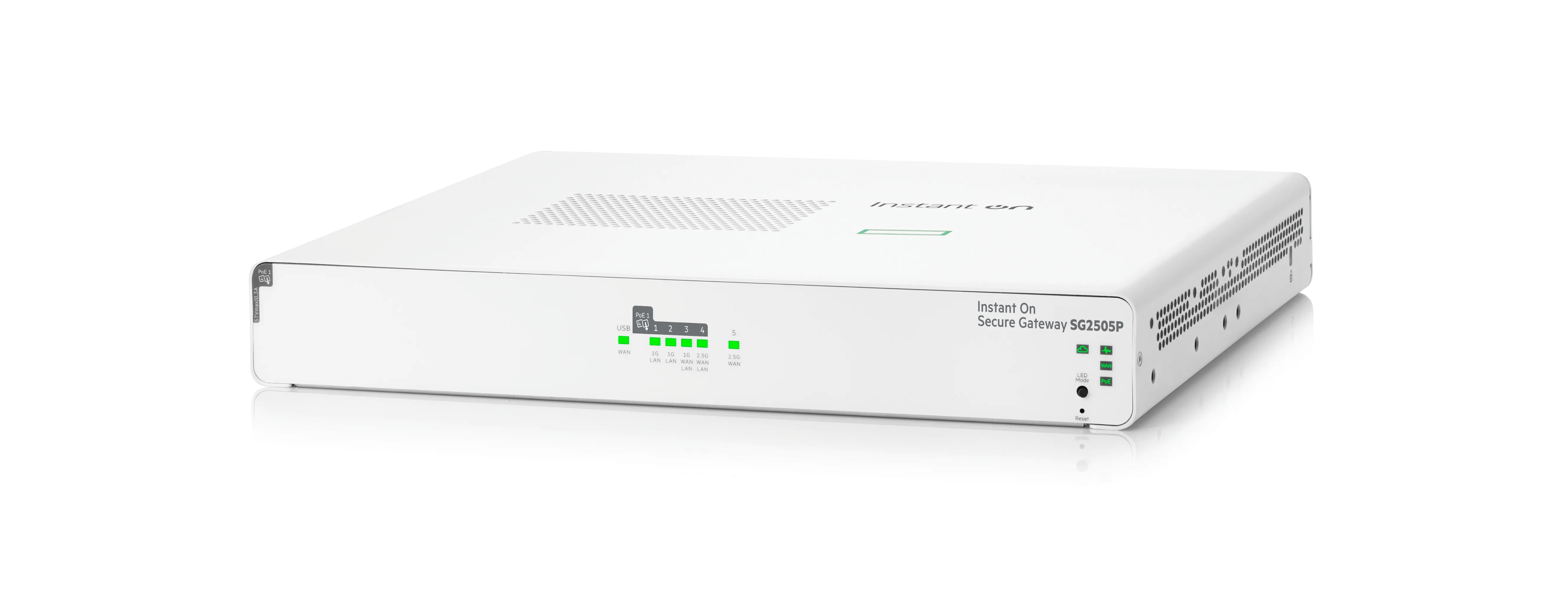 HPE Instant On 5-Port 2.5G PoE+ Secure Gateway | SG2505P