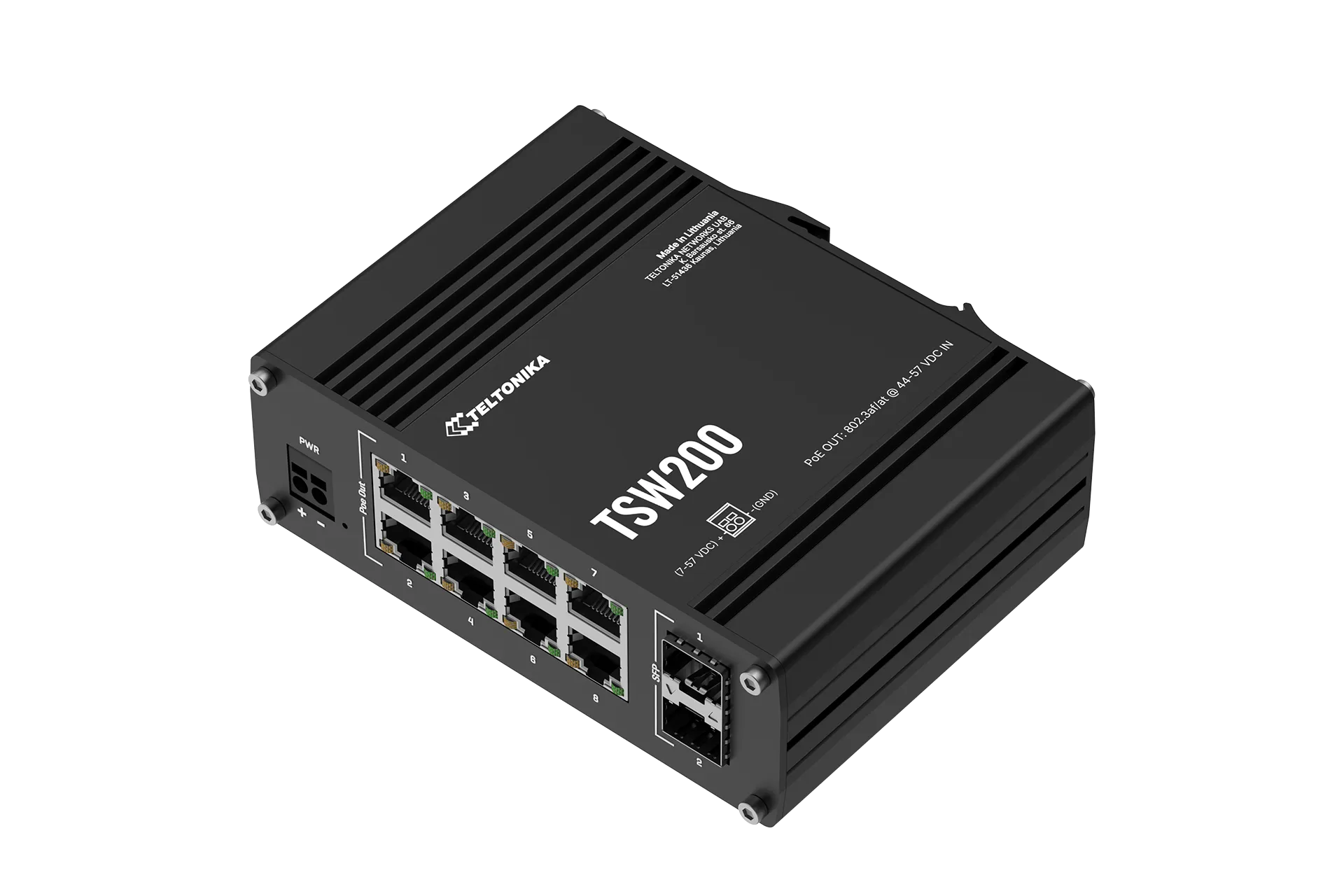 Teltonika 8-Port Gigabit PoE+ Ethernet Switch | TSW200 - image 3
