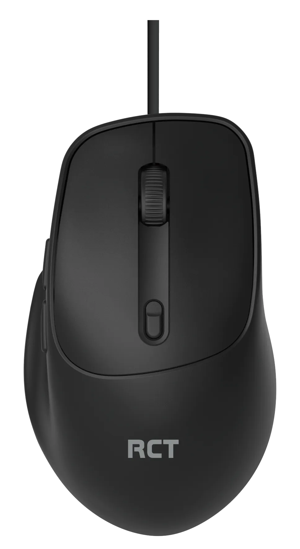 RCT Wired Optical Mouse | USB 2.0 | 6-Button | Adjustable DPI (1000/1600/2400/3200) | Black | 1 year carry-in warranty