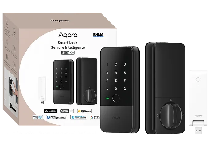 Aqara U400 Smart Door Lock Silver | DL-D16D - image 2