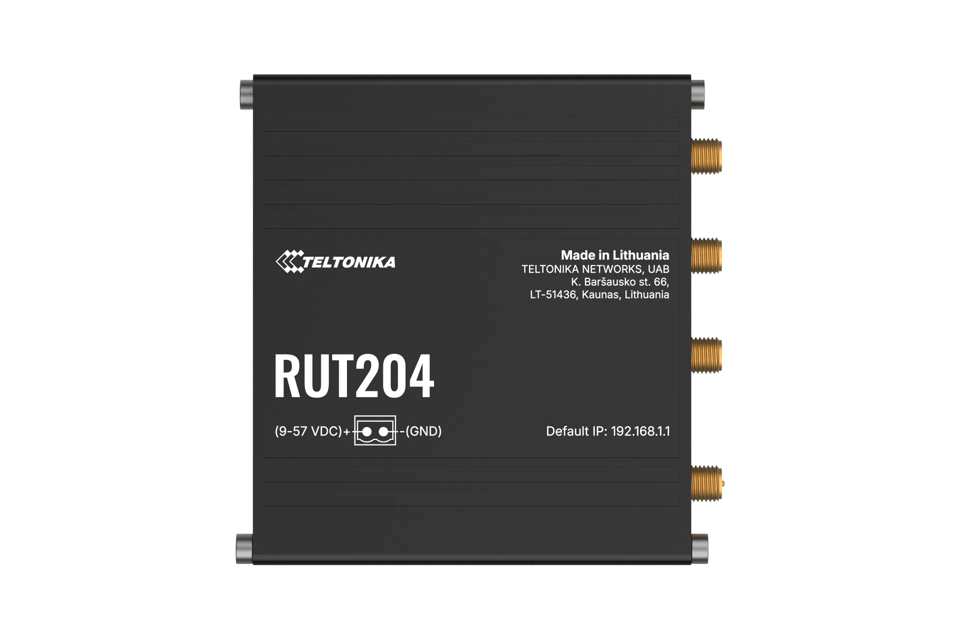 Teltonika 4G/LTE WiFi 4 Industrial CAN Bus Cellular Router | RUT204