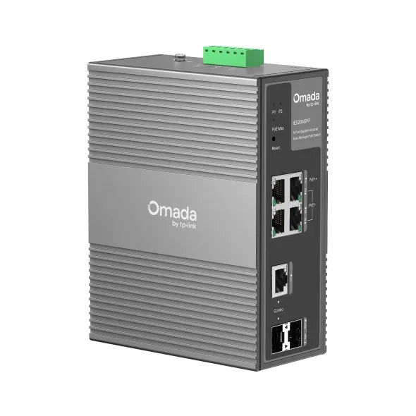 TP-Link Omada 10-Port Gigabit Industrial Easy Managed Switch with 6-Port PoE+ with 3-Port PoE+ and 1-Port PoE++ - image 3
