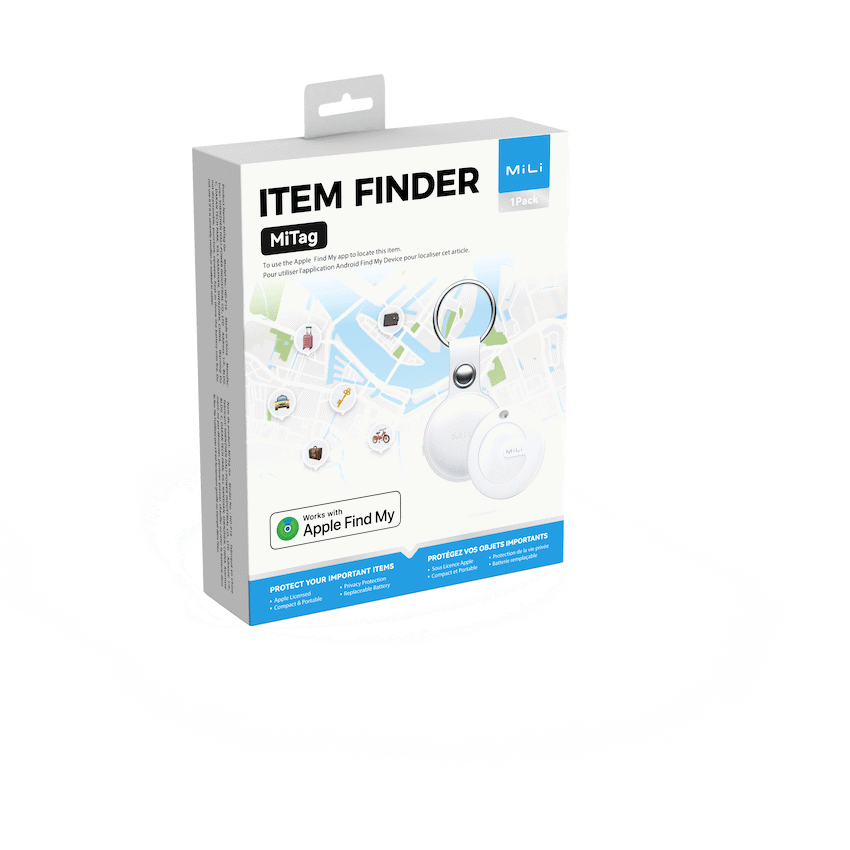 MiTag Apple-Compatible Tag with Leather Keychain Accessory - 1 Pack - image 19