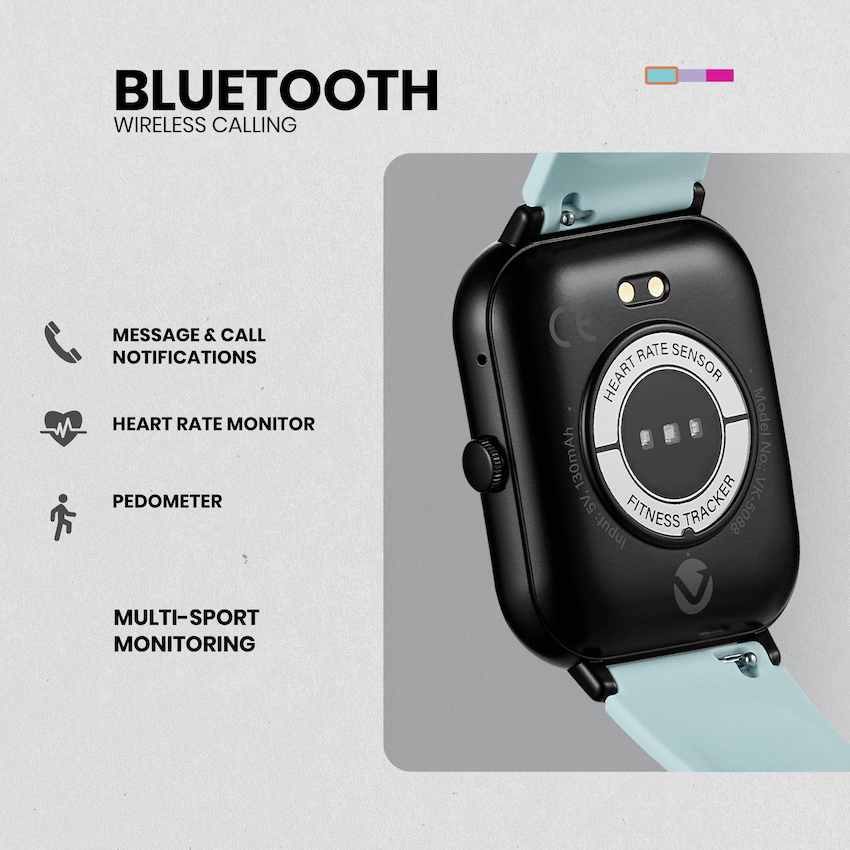 Volkano Chroma Series Smartwatch with Teal Strap - image 19