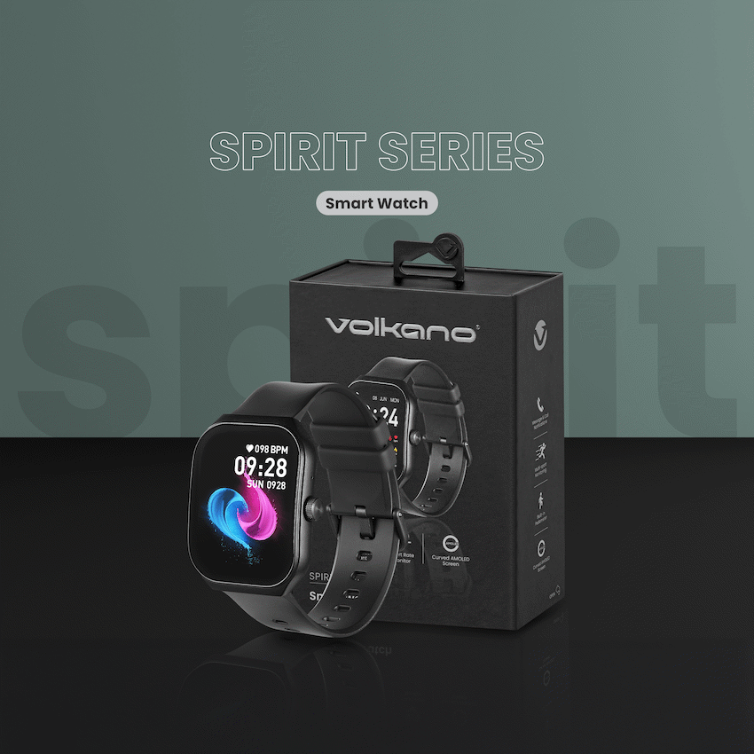 Volkano Spirit Series Smart Watch - Black - image 19