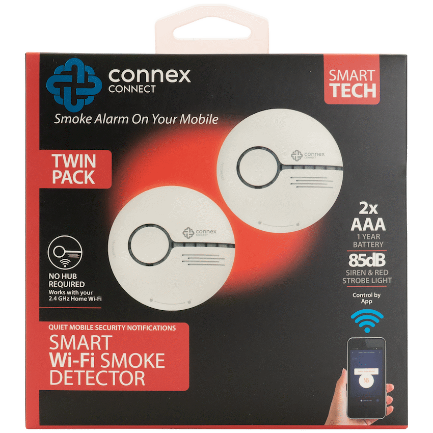 Smart Wi-Fi Smoke Detector Alarm Twin Pack - image 19