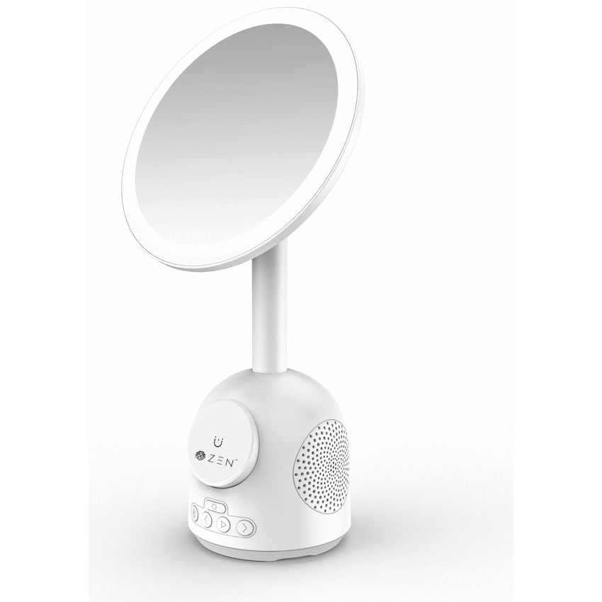ZEN Unify Series Wireless Phone Charger with Bluetooth Speaker and Mirror - White - image 19