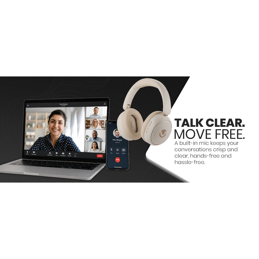 Volkano Lexi Bluetooth Headphone with ANC - Nude - image 19