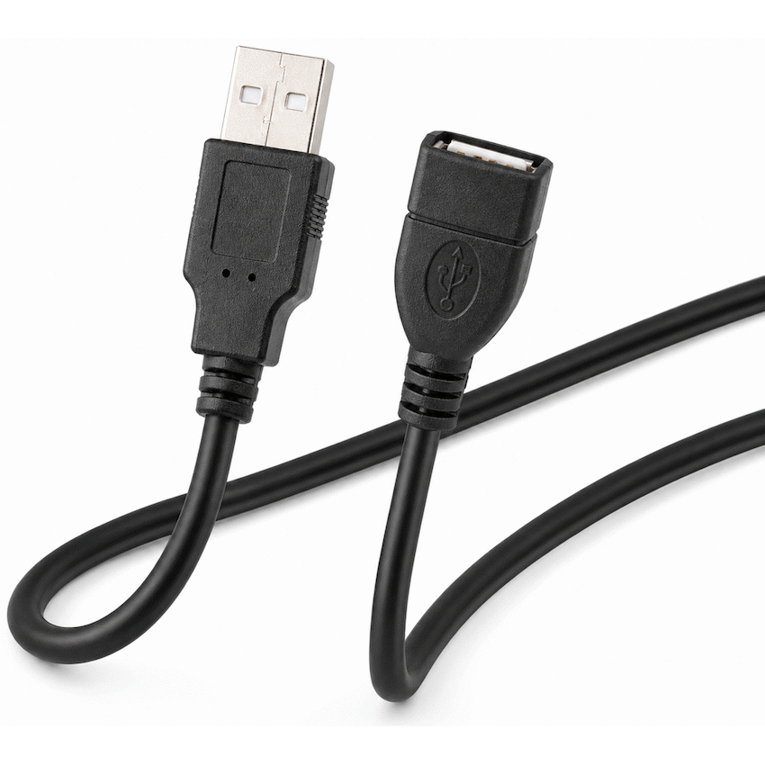 Volkano Extend Series USB Extension Cable - 2m - Black
